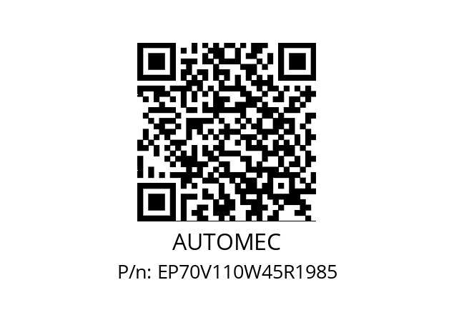   AUTOMEC EP70V110W45R1985