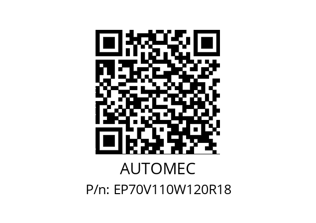   AUTOMEC EP70V110W120R18