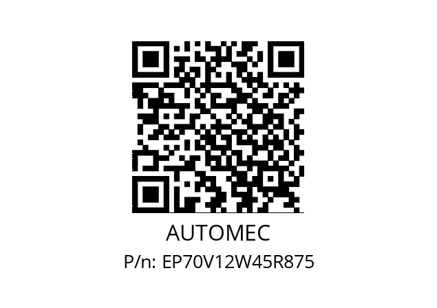   AUTOMEC EP70V12W45R875