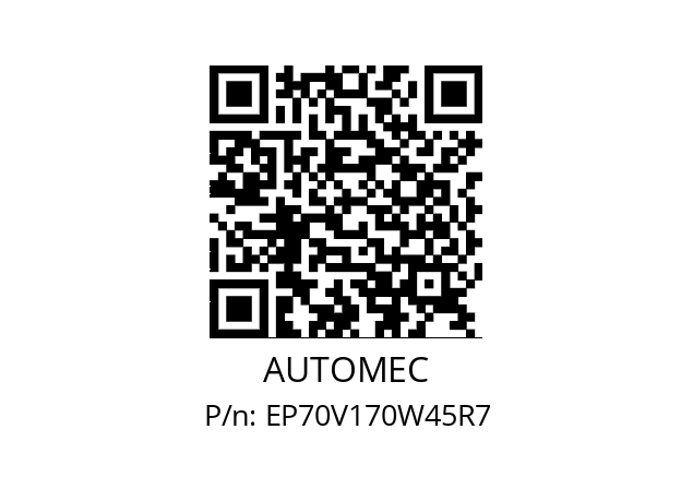   AUTOMEC EP70V170W45R7