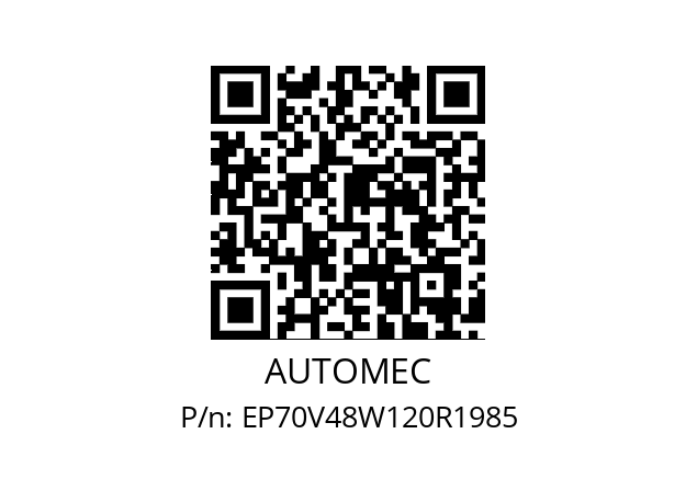   AUTOMEC EP70V48W120R1985