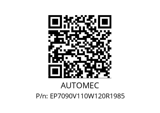   AUTOMEC EP7090V110W120R1985