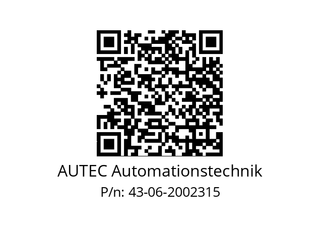   AUTEC Automationstechnik 43-06-2002315