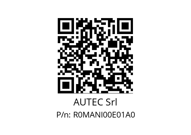   AUTEC Srl R0MANI00E01A0