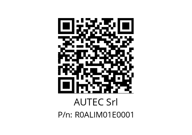   AUTEC Srl R0ALIM01E0001