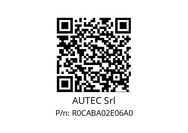   AUTEC Srl R0CABA02E06A0