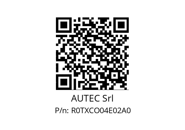   AUTEC Srl R0TXCO04E02A0