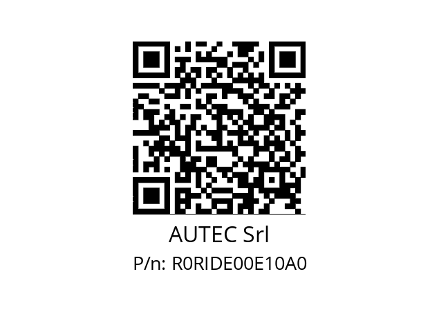   AUTEC Srl R0RIDE00E10A0