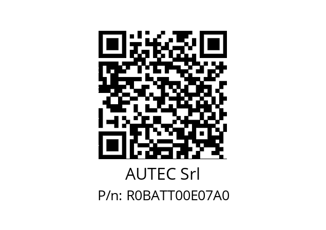   AUTEC Srl R0BATT00E07A0