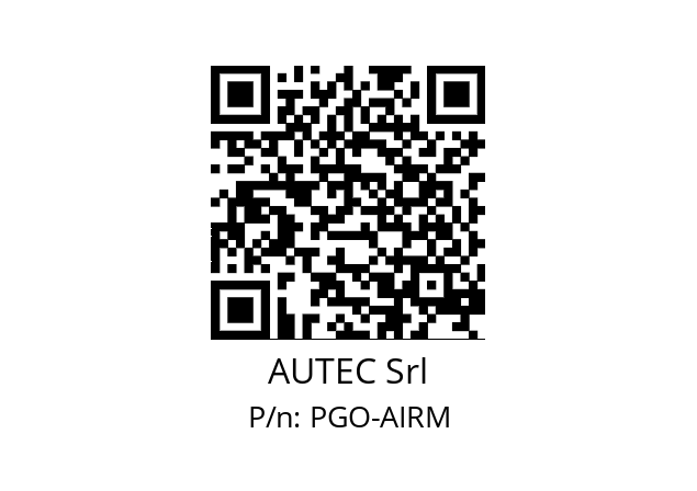   AUTEC Srl PGO­AIRM