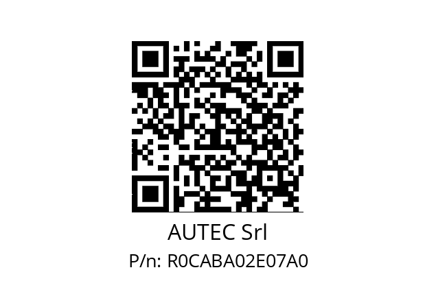   AUTEC Srl R0CABA02E07A0