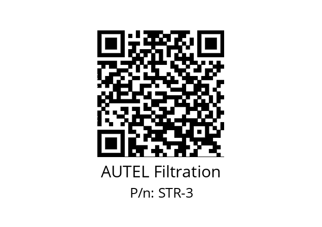   AUTEL Filtration STR-3