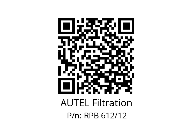   AUTEL Filtration RPB 612/12