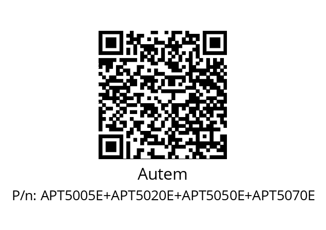   Autem APT5005E+APT5020E+APT5050E+APT5070E