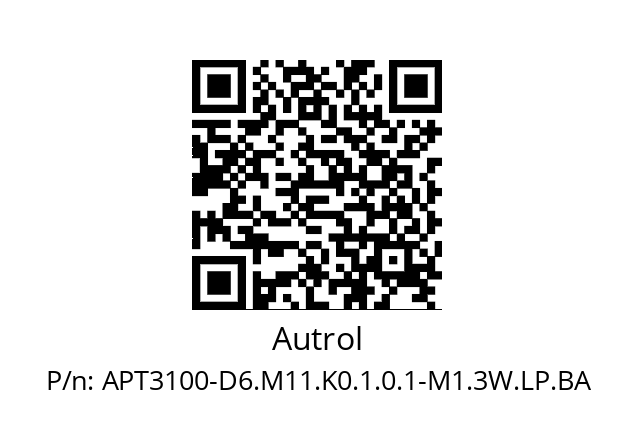   Autrol APT3100-D6.M11.K0.1.0.1-M1.3W.LP.BA