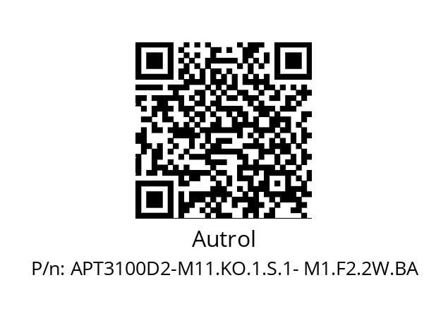   Autrol APT3100D2-M11.KO.1.S.1- M1.F2.2W.BA