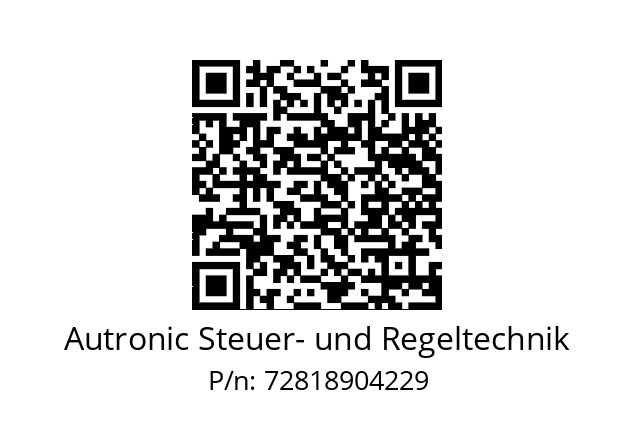   Autronic Steuer- und Regeltechnik 72818904229