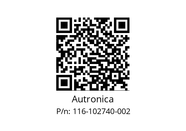   Autronica 116-102740-002