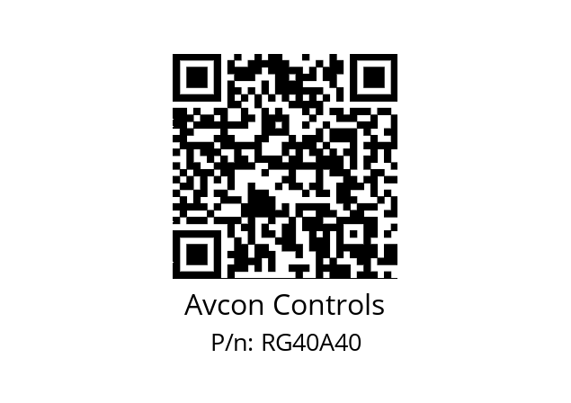   Avcon Controls RG40A40