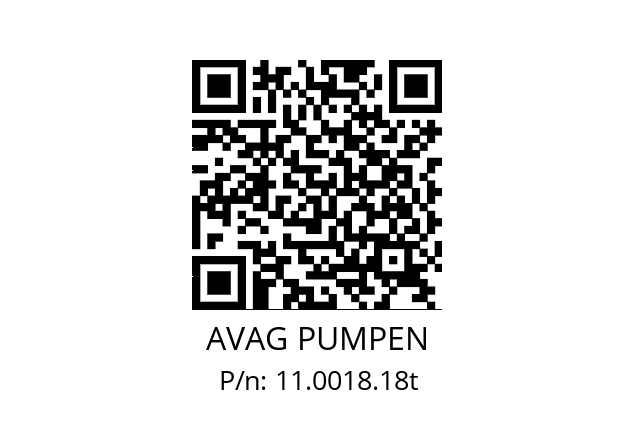   AVAG PUMPEN 11.0018.18t