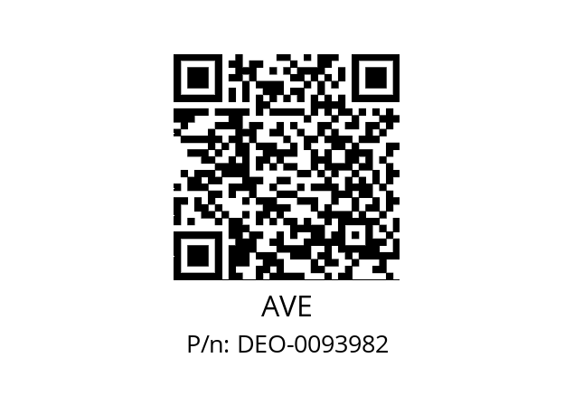   AVE DEO-0093982