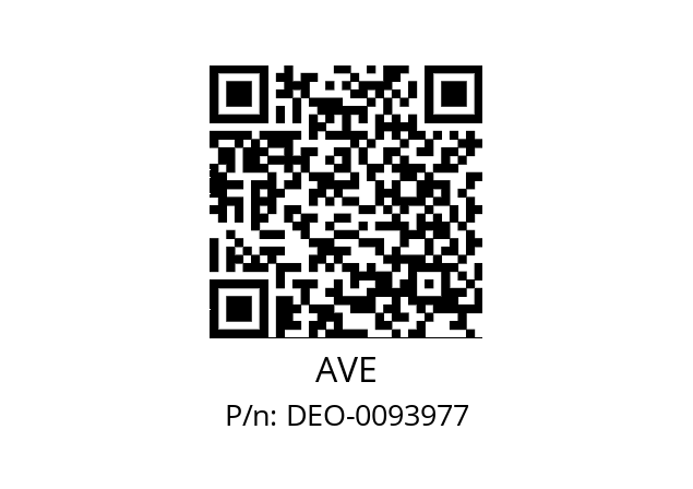   AVE DEO-0093977