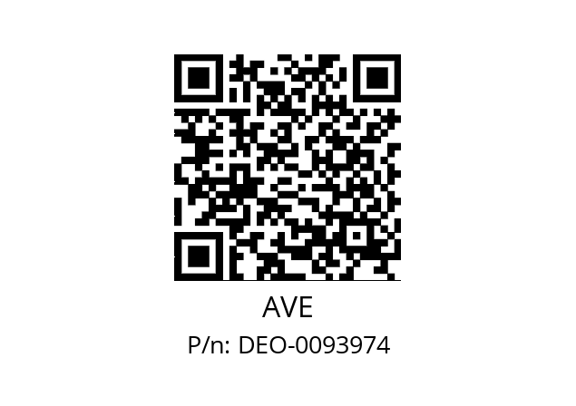   AVE DEO-0093974