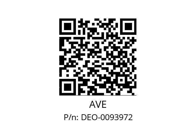   AVE DEO-0093972