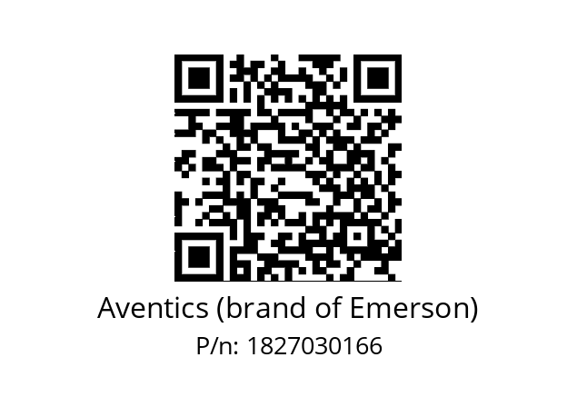   Aventics (brand of Emerson) 1827030166