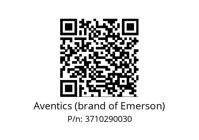  43864 Aventics (brand of Emerson) 3710290030