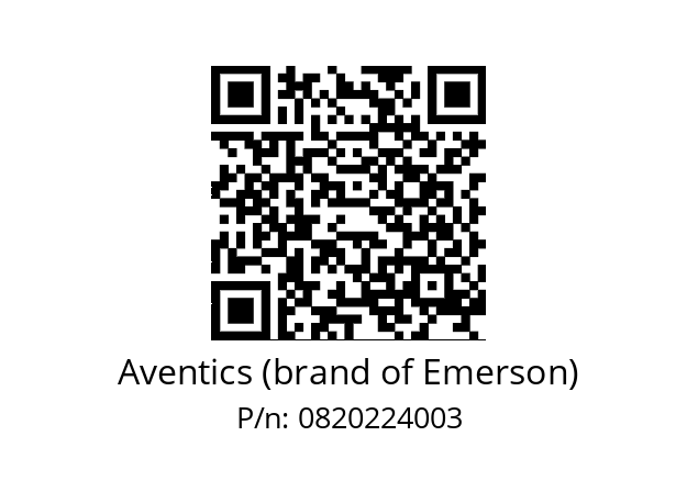   Aventics (brand of Emerson) 0820224003