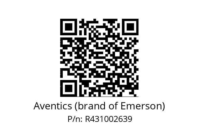   Aventics (brand of Emerson) R431002639