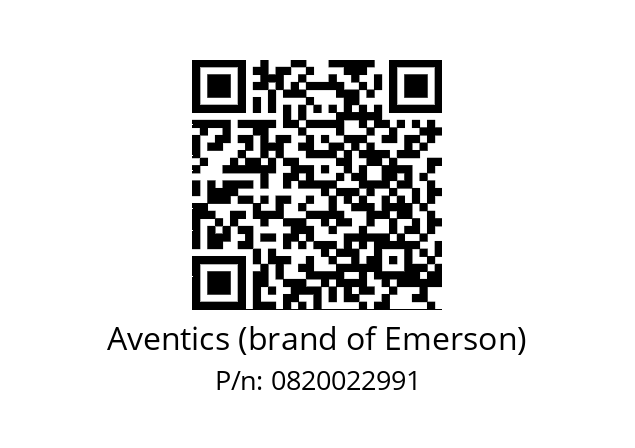   Aventics (brand of Emerson) 0820022991