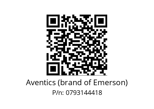   Aventics (brand of Emerson) 0793144418