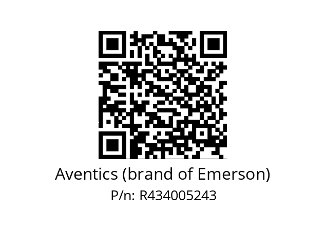   Aventics (brand of Emerson) R434005243