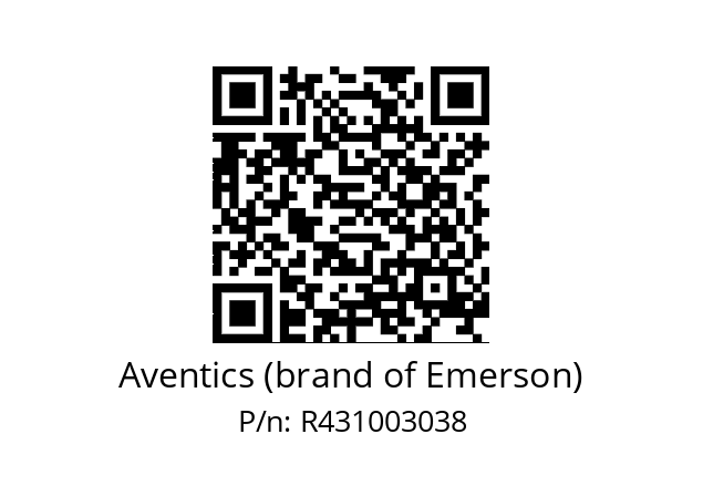   Aventics (brand of Emerson) R431003038