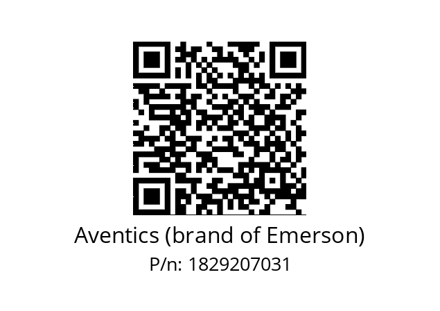   Aventics (brand of Emerson) 1829207031