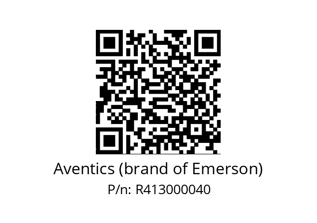   Aventics (brand of Emerson) R413000040