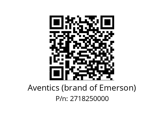   Aventics (brand of Emerson) 2718250000