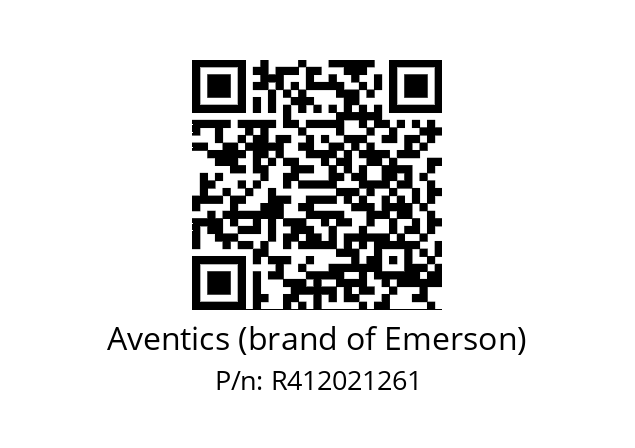   Aventics (brand of Emerson) R412021261