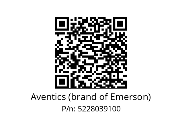  MNI-SA-025-0300-803910-MODI Aventics (brand of Emerson) 5228039100