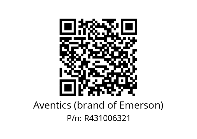   Aventics (brand of Emerson) R431006321