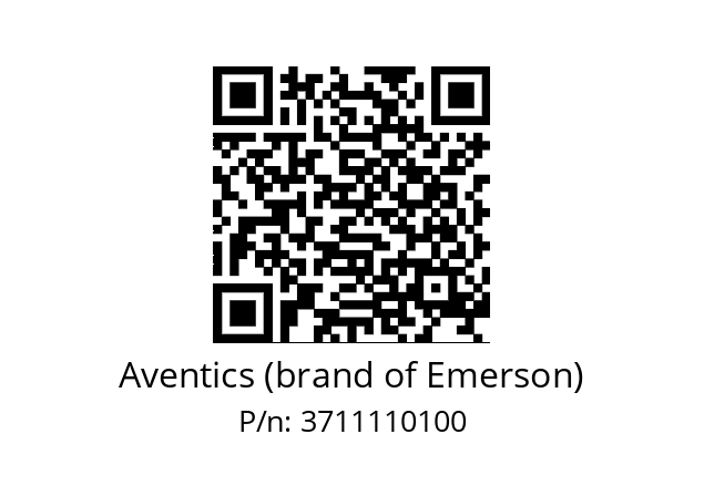   Aventics (brand of Emerson) 3711110100