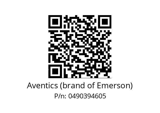   Aventics (brand of Emerson) 0490394605