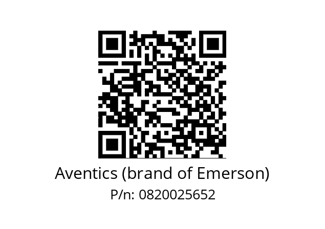   Aventics (brand of Emerson) 0820025652