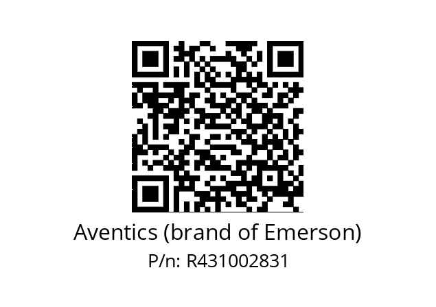   Aventics (brand of Emerson) R431002831