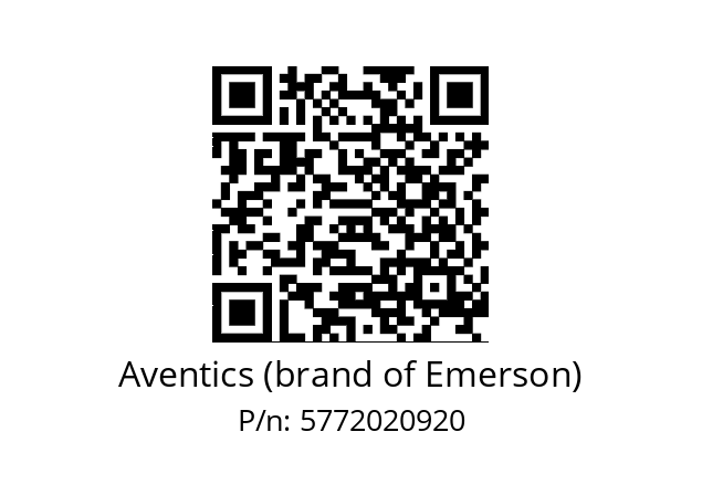   Aventics (brand of Emerson) 5772020920