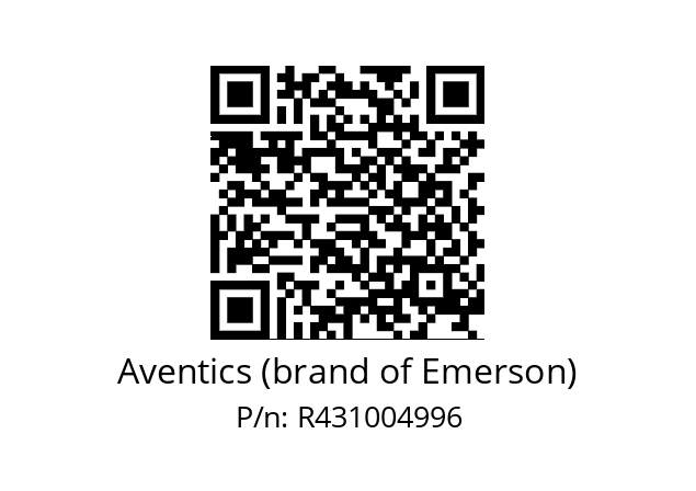   Aventics (brand of Emerson) R431004996