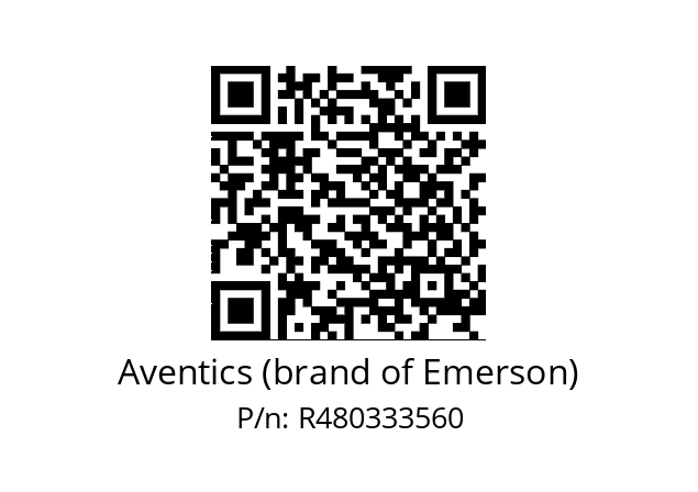   Aventics (brand of Emerson) R480333560