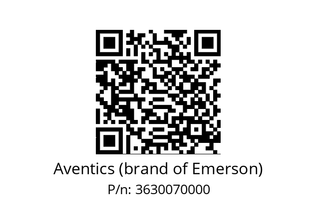   Aventics (brand of Emerson) 3630070000